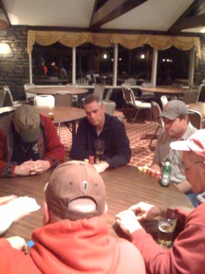 Final round at the PTO charity poker tournament