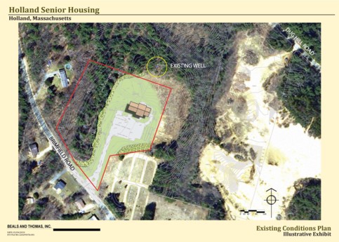 Existing conditions plan, large scale aerial exhibit. Beals and Thomas, Inc.